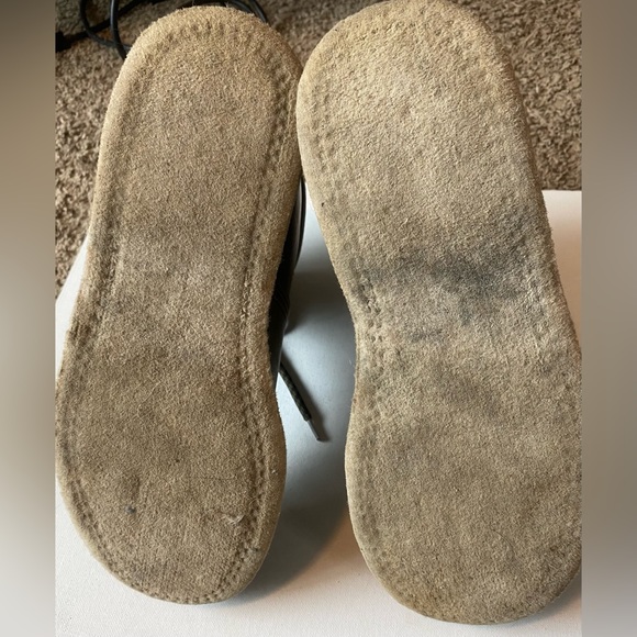 Simms Men’s Felt Bottom, Fly Fishing Brown Leather Boots Size 9 - Picture 7 of 8